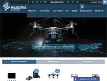 Tablet Screenshot of multicopterwarehouse.com